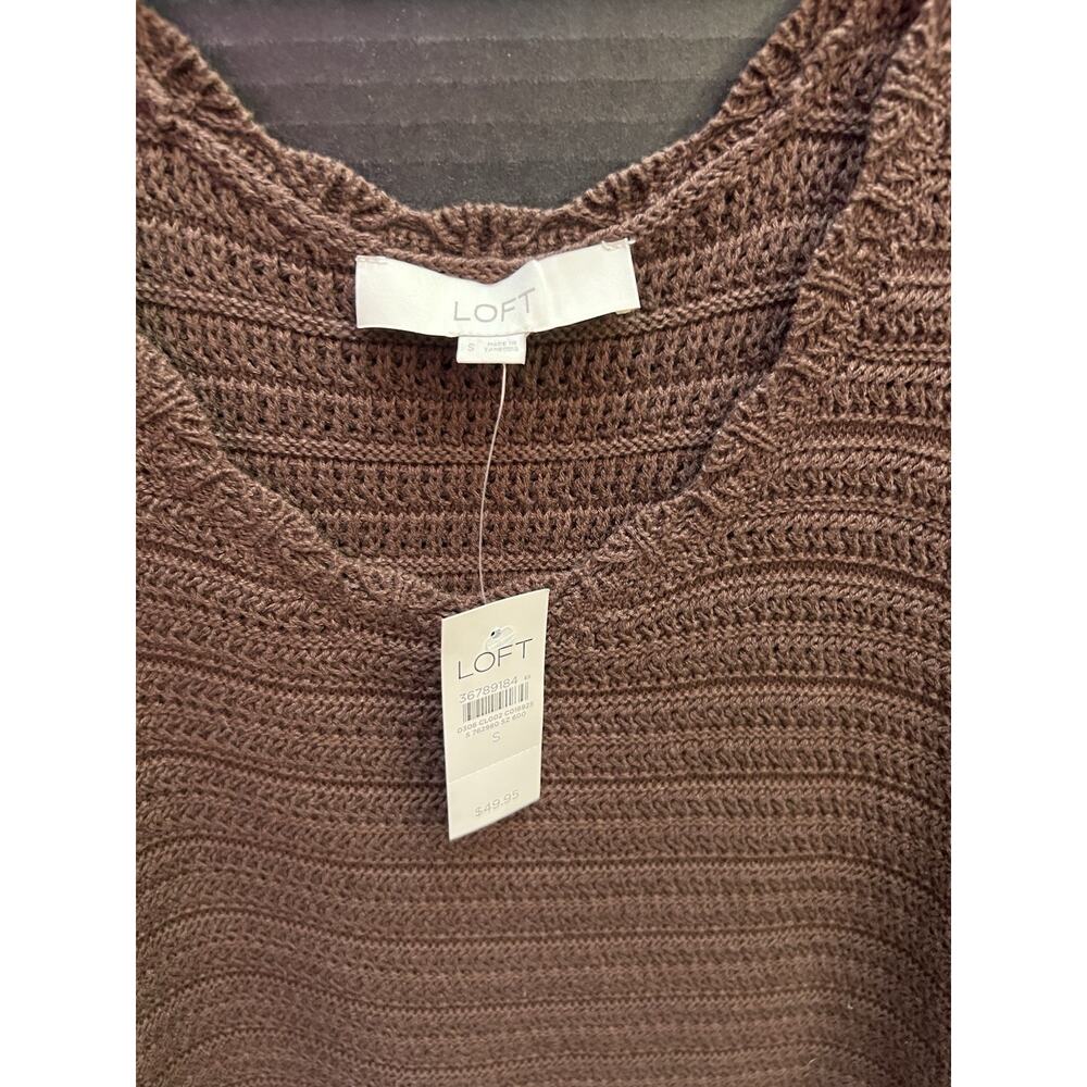 LOFT textured knit sweater tank top - Picture 2 of 3